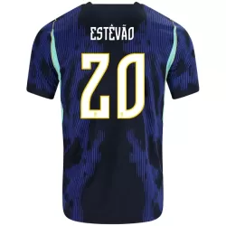 Günstige Brasilien Estevao 20 Herrentrikot Auswärts WM 2026 Kurzarm