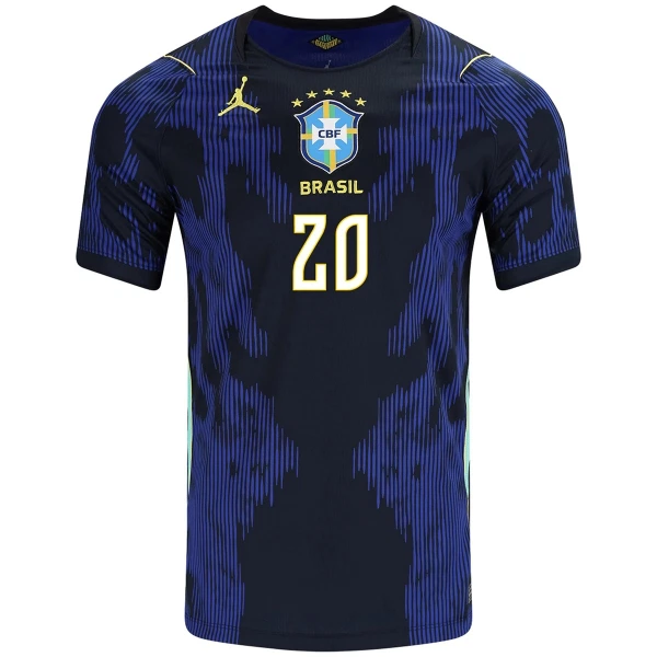 Günstige Brasilien Estevao 20 Herrentrikot Auswärts WM 2026 Kurzarm