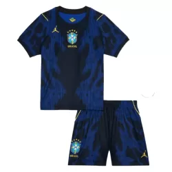 Günstige Brasilien Kindertrikot Auswärts WM 2026 Kurzarm