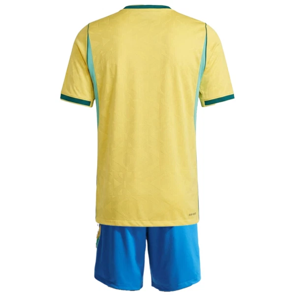 Günstige Brasilien Kindertrikot Heim WM 2026 Kurzarm