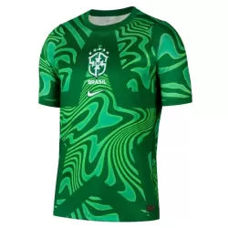 Günstige Brasilien Torwart Herrentrikot Heim WM 2026 Kurzarm Grüne