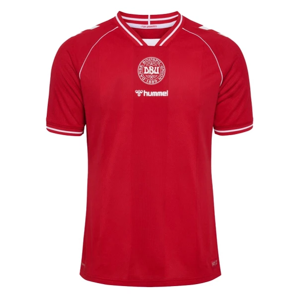 Günstige Dänemark Herrentrikot Heim WM 2026 Kurzarm