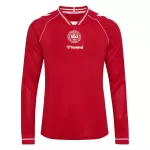 Günstige Dänemark Herrentrikot Heim WM 2026 Langarm