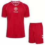 Günstige Dänemark Kindertrikot Heim WM 2026 Kurzarm