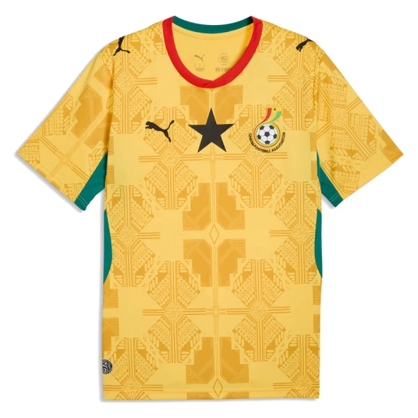 Günstige Ghana Herrentrikot Auswärts WM 2026 Kurzarm Günstige Ghana Herrentrikot Auswärts WM 2026 Kurzarm