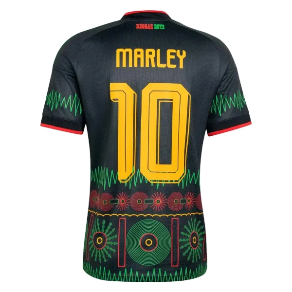 Günstige Jamaika Bob Marley 10 Herrentrikot Auswärts WM 2026 Kurzarm