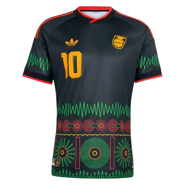 Günstige Jamaika Bob Marley 10 Herrentrikot Auswärts WM 2026 Kurzarm
