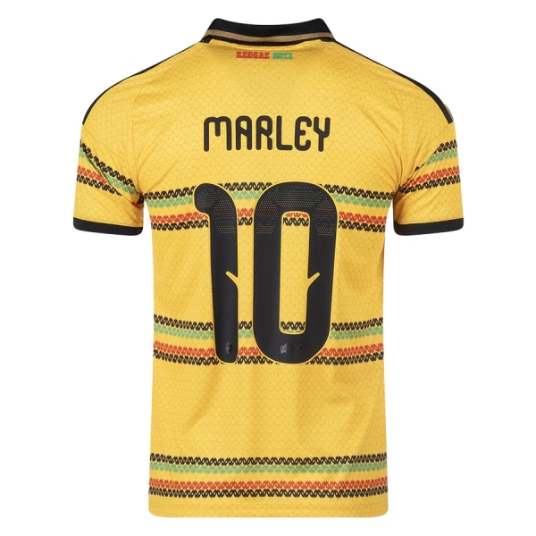 Günstige Jamaika Bob Marley 10 Herrentrikot Heim WM 2026 Kurzarm