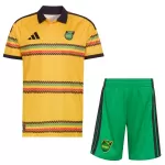 Günstige Jamaika Kindertrikot Heim WM 2026 Kurzarm