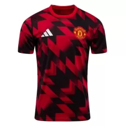 Günstige Manchester United Pre-Match Herrentrikot 2025/26 Kurzarm Rote