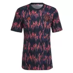 Günstige Manchester United Pre-Match Herrentrikot 2025/26 Kurzarm Schwarze