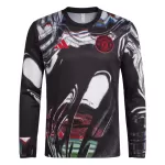Günstige Manchester United Pre-Match Herrentrikot 2025/26 Langarm