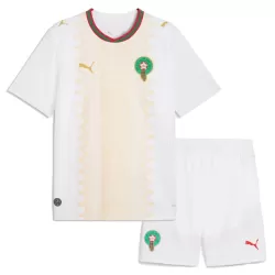 Günstige Marokko Kindertrikot Auswärts WM 2026 Kurzarm