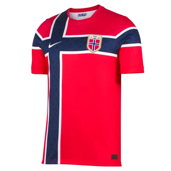Günstige Norwegen Herrentrikot Heim WM 2026 Kurzarm Günstige Norwegen Herrentrikot Heim WM 2026 Kurzarm