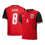 Günstige Österreich Alaba 8 Herrentrikot Heim WM 2026 Kurzarm