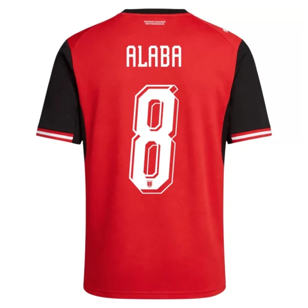 Günstige Österreich Alaba 8 Herrentrikot Heim WM 2026 Kurzarm