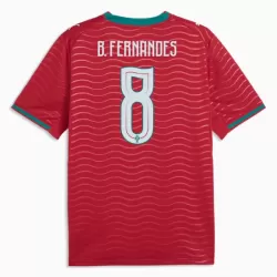 Günstige Portugal Bruno Fernandes 8 Herrentrikot Heim WM 2026 Kurzarm