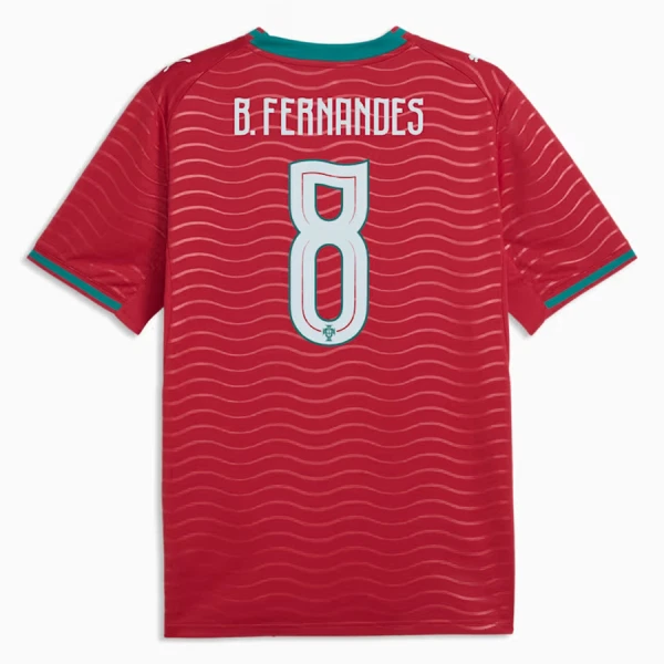 Günstige Portugal Bruno Fernandes 8 Herrentrikot Heim WM 2026 Kurzarm Günstige Portugal Bruno Fernandes 8 Herrentrikot Heim WM 2026 Kurzarm