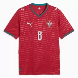 Günstige Portugal Bruno Fernandes 8 Herrentrikot Heim WM 2026 Kurzarm