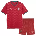 Günstige Portugal Kindertrikot Heim WM 2026 Kurzarm