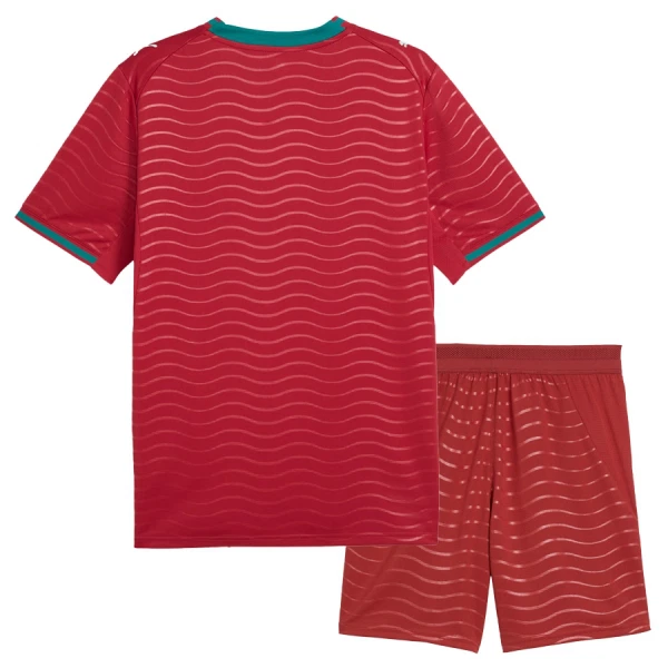 Günstige Portugal Kindertrikot Heim WM 2026 Kurzarm