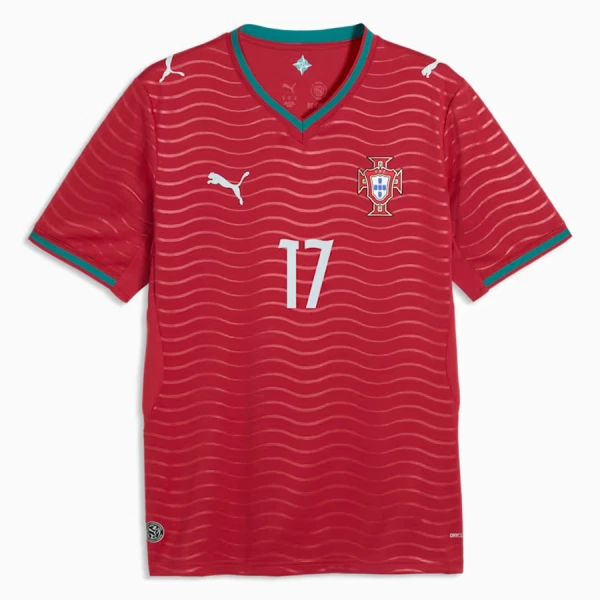Günstige Portugal Rafael Leao 17 Herrentrikot Heim WM 2026 Kurzarm