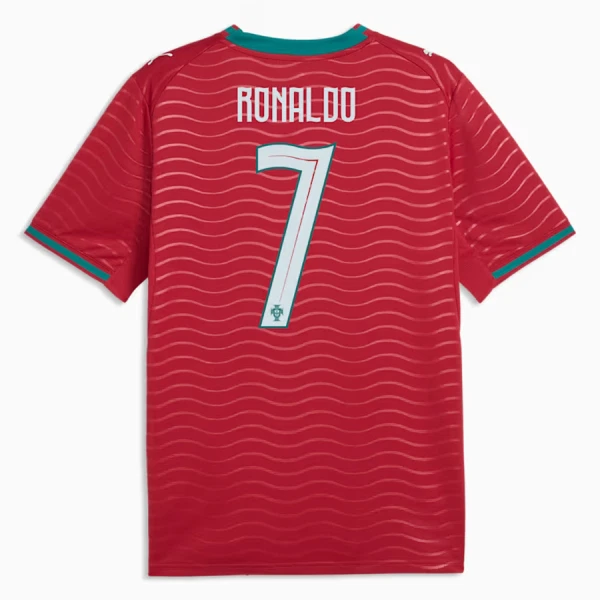 Günstige Portugal Ronaldo 7 Herrentrikot Heim WM 2026 Kurzarm