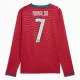Günstige Portugal Ronaldo 7 Herrentrikot Heim WM 2026 Langarm