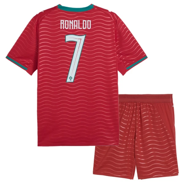 Günstige Portugal Ronaldo 7 Kindertrikot Heim WM 2026 Kurzarm Günstige Portugal Ronaldo 7 Kindertrikot Heim WM 2026 Kurzarm