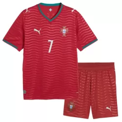 Günstige Portugal Ronaldo 7 Kindertrikot Heim WM 2026 Kurzarm