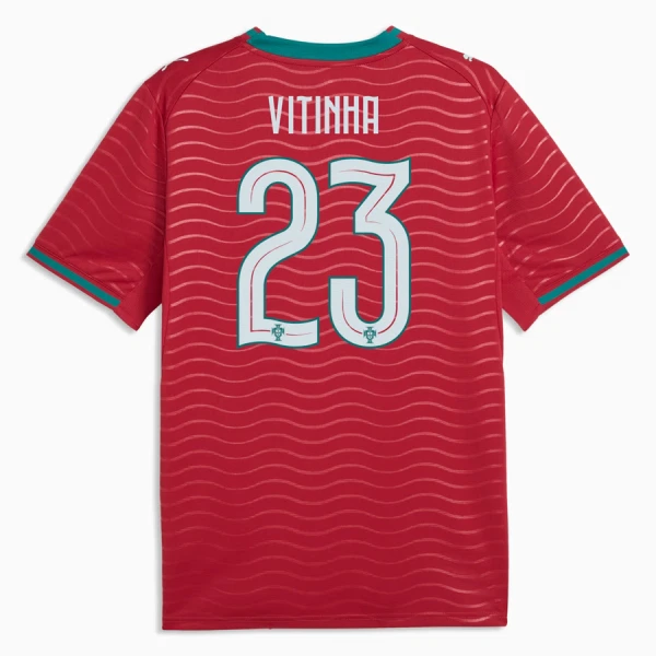Günstige Portugal Vitinha 23 Herrentrikot Heim WM 2026 Kurzarm Günstige Portugal Vitinha 23 Herrentrikot Heim WM 2026 Kurzarm