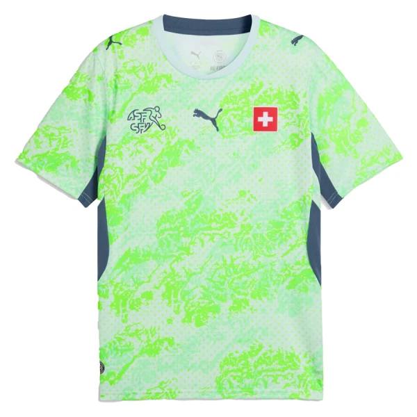 Günstige Schweiz Herrentrikot Auswärts WM 2026 Kurzarm