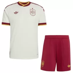 Günstige Spanien Kindertrikot Auswärts WM 2026 Kurzarm