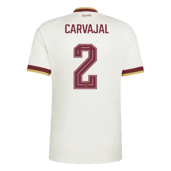 Günstige Spanien Carvajal 2 Herrentrikot Auswärts WM 2026 Kurzarm Günstige Spanien Carvajal 2 Herrentrikot Auswärts WM 2026 Kurzarm
