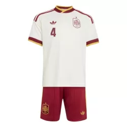Günstige Spanien Cubarsi 4 Kindertrikot Auswärts WM 2026 Kurzarm