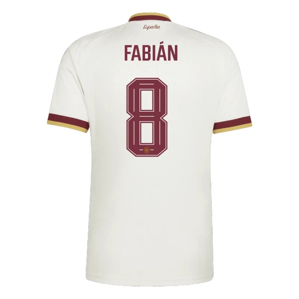 Günstige Spanien Fabian 8 Herrentrikot Auswärts WM 2026 Kurzarm