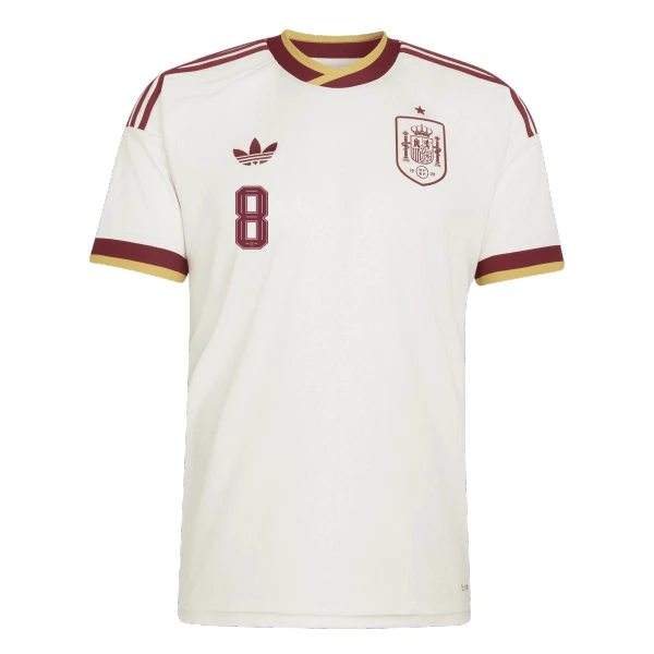 Günstige Spanien Fabian 8 Herrentrikot Auswärts WM 2026 Kurzarm