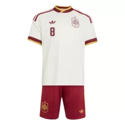 Günstige Spanien Fabian 8 Kindertrikot Auswärts WM 2026 Kurzarm
