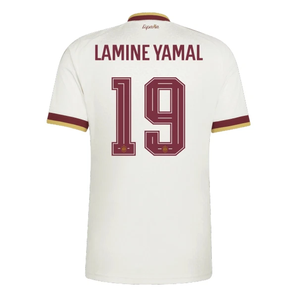 Günstige Spanien Lamine Yamal 19 Herrentrikot Auswärts WM 2026 Kurzarm