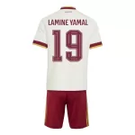 Günstige Spanien Lamine Yamal 19 Kindertrikot Auswärts WM 2026 Kurzarm