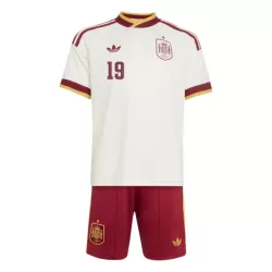 Günstige Spanien Lamine Yamal 19 Kindertrikot Auswärts WM 2026 Kurzarm