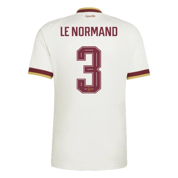Günstige Spanien Le Normand 3 Herrentrikot Auswärts WM 2026 Kurzarm