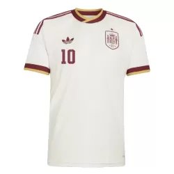 Günstige Spanien Olmo 10 Herrentrikot Auswärts WM 2026 Kurzarm