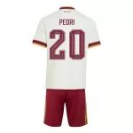 Günstige Spanien Pedri 20 Kindertrikot Auswärts WM 2026 Kurzarm