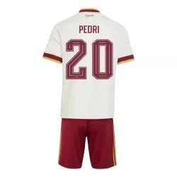 Günstige Spanien Pedri 20 Kindertrikot Auswärts WM 2026 Kurzarm
