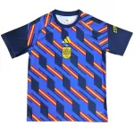 Günstige Spanien Pre-Match Herrentrikot WM 2026 Kurzarm