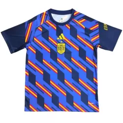Günstige Spanien Pre-Match Herrentrikot WM 2026 Kurzarm