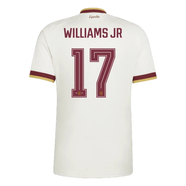 Günstige Spanien Williams JR 17 Herrentrikot Auswärts WM 2026 Kurzarm Günstige Spanien Williams JR 17 Herrentrikot Auswärts WM 2026 Kurzarm
