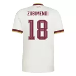 Günstige Spanien Zubimendi 18 Herrentrikot Auswärts WM 2026 Kurzarm
