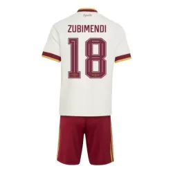 Günstige Spanien Zubimendi 18 Kindertrikot Auswärts WM 2026 Kurzarm